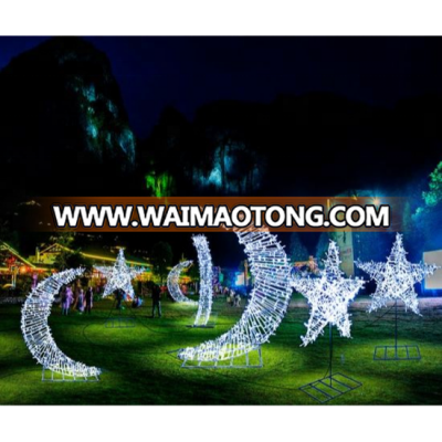 2018 new style moon and star party decorations outdoor decorative light