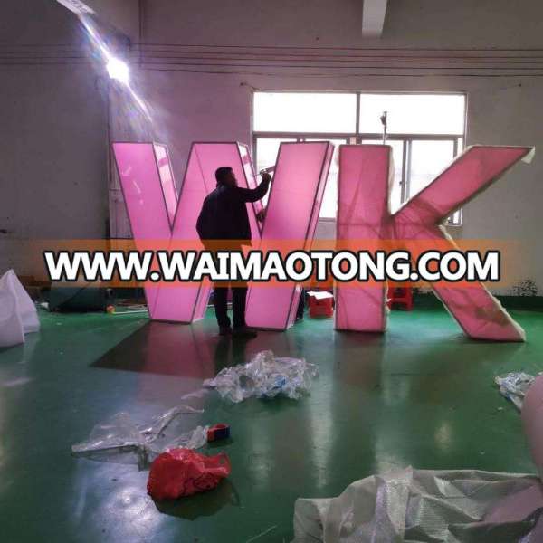 led acrylic character motif light for advertisement shopping mall shopping street