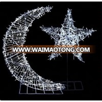 2018 New arrival hot selling outdoor LED Muslim motif Ramadan Eid al-fitr decoration light