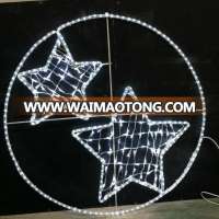 led 2D decorative motif light for street shopping mall holiday outdoor decoration