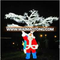 LED outdoor christmas motif lights with led tree and snowman