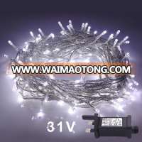 Christmas Lights 100 LED10m Lit Length Indoor/Outdoor Fairy Lights String with Clear Cable